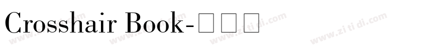 Crosshair Book字体转换